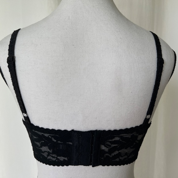 Vintage DKNY 1992 Crystal Studded Lace Bustier - XS - Sparkly - Picture 7 of 13